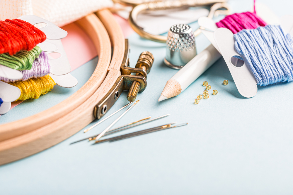 cross stitching supplies